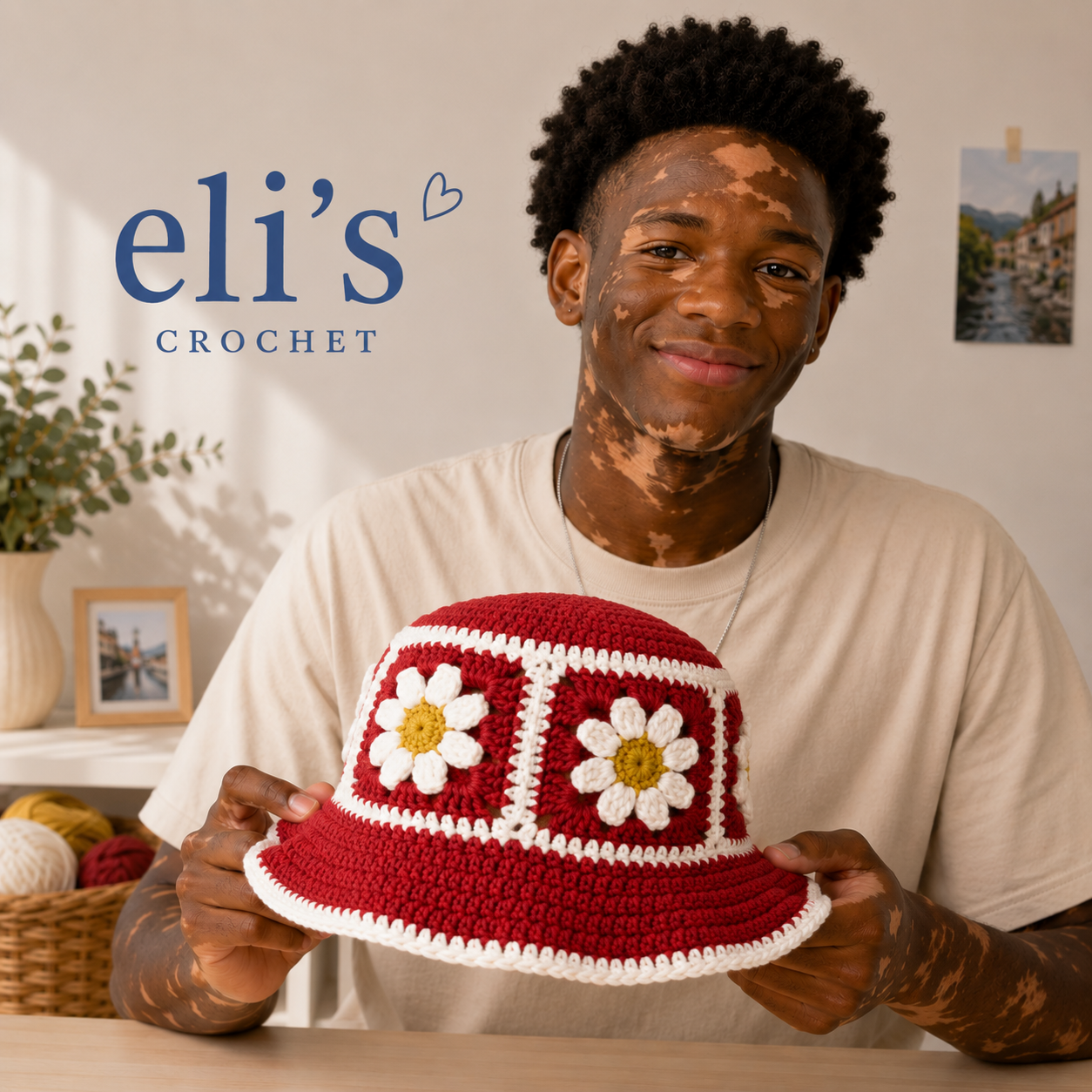 Handmade Crochet Bucket Hat