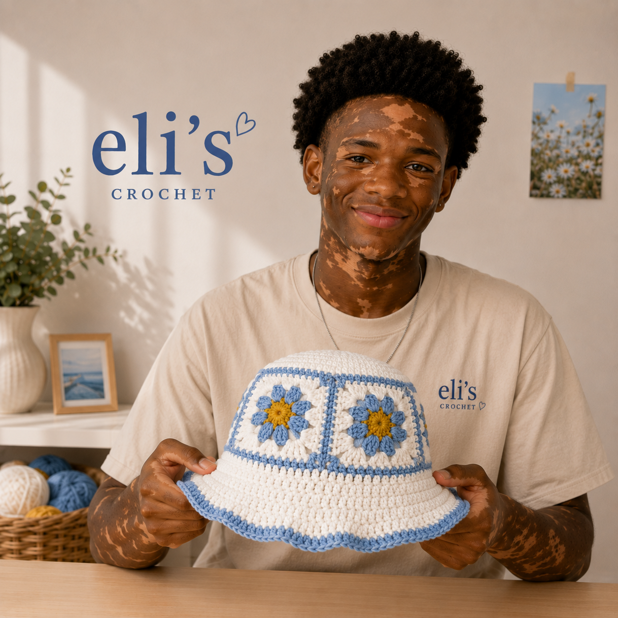 Handmade Crochet Bucket Hat