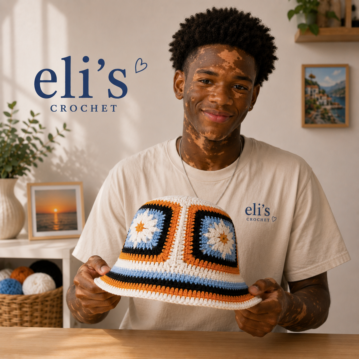 Handmade Crochet Bucket Hat