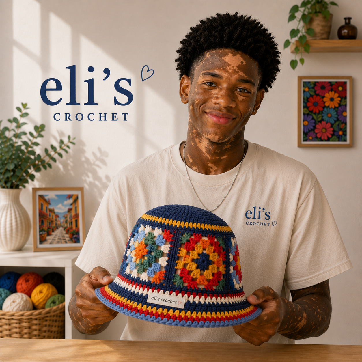 Handmade Crochet Bucket Hat
